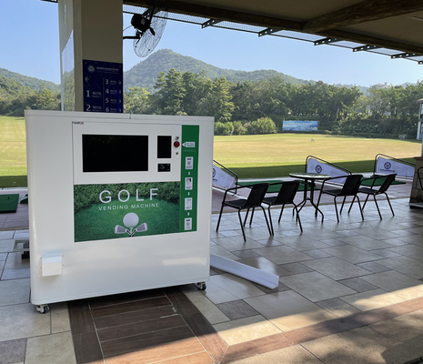 Self Service Peralatan Lapangan Golf Otomatis Dispenser Bola Golf