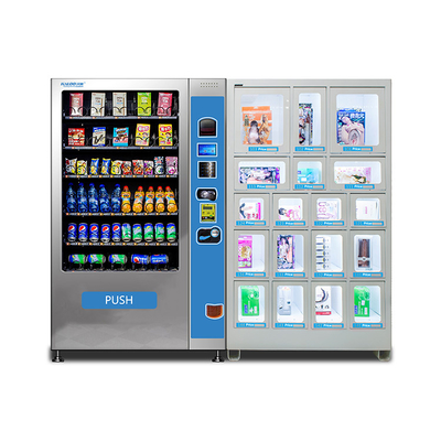 Minuman Snack Combo Vending Machine ODM Dengan 6 Laci 7 Saluran