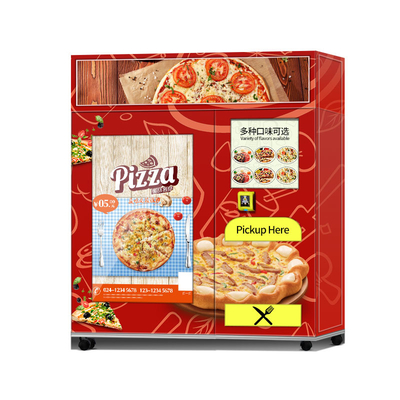Mesin Penjual Pizza Layar Sentuh Dengan Sistem Pemanas dan Sistem Roti
