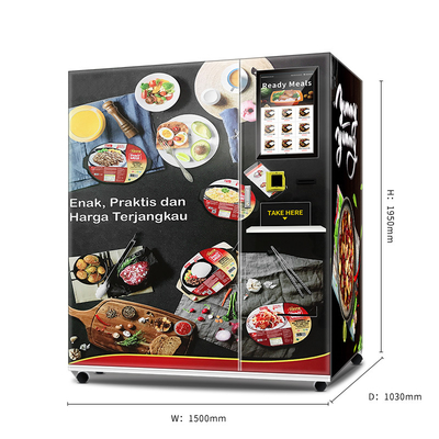 Mesin Penjual Makanan Beku 4000W, Semua Peralatan Penjual Makanan SDK Badan Baja