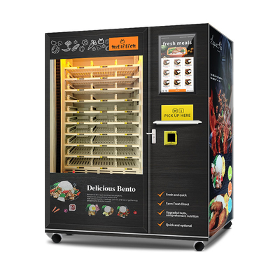 mesin penjual makanan nutrisi khusus otomatis makanan cepat saji mesin penjual otomatis pemanas microwave