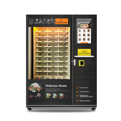 mesin penjual makanan nutrisi khusus otomatis makanan cepat saji mesin penjual otomatis pemanas microwave
