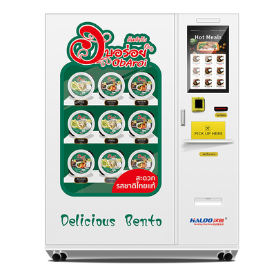 Minus 20 derajat Celcius Siapkan Makanan Beku Bento Sarapan Kotak Makan Siang Pangsit Mesin Penjual Makanan dengan Fungsi Pemanasan Cepat