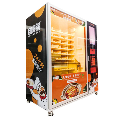 Makanan Segar Beku makan microwave memanaskan Mesin Penjual Otomatis