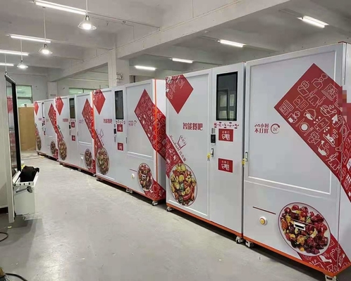 Makanan Segar Beku makan microwave memanaskan Mesin Penjual Otomatis