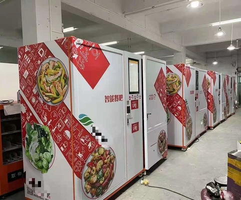 Makanan Segar Beku makan microwave memanaskan Mesin Penjual Otomatis