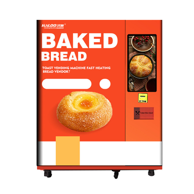 Mesin Penjual Otomatis Roti Pemanggang Roti Segar Otomatis dengan Smart Oven