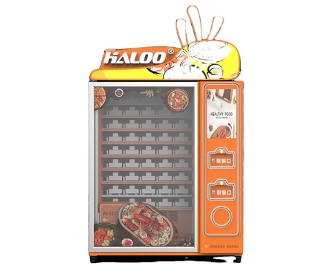 Mesin penjual makanan otomatis dengan efisiensi pemanasan tinggi dengan microwave