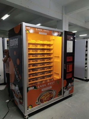 Mesin penjual makanan otomatis dengan efisiensi pemanasan tinggi dengan microwave