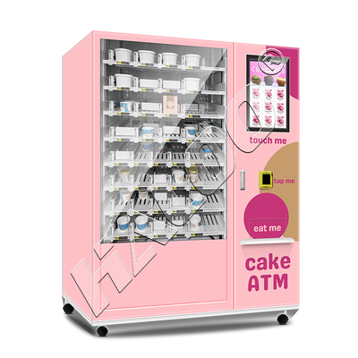 Produsen mesin penjual otomatis Haloo 21,5 Inci Iklan Smart layar sentuh Mesin penjual otomatis kue