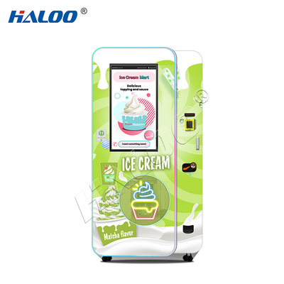 Produsen Mesin Jual Haloo 32 Inci Iklan Smart Touch Screen Mesin Jual Es Krim