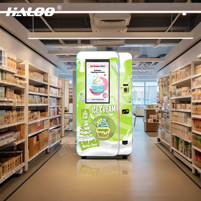 Produsen Mesin Jual Haloo 32 Inci Iklan Smart Touch Screen Mesin Jual Es Krim