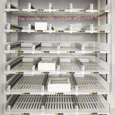 Mesin penjual kue berkapasitas besar layar sentuh 21,5 inci dengan bingkai busa pelat baja warna dan sistem pengiriman XY