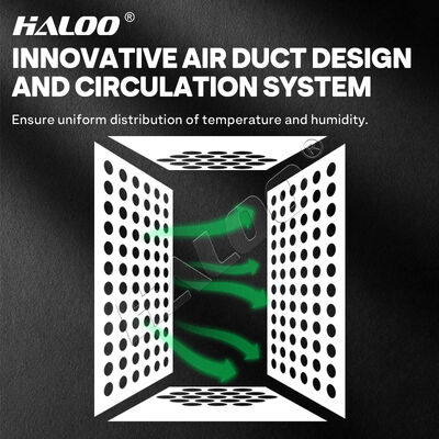 Mesin penjual bunga Haloo dengan fungsi SDK, bodi baja tahan karat dengan sistem pendingin dan pelembap