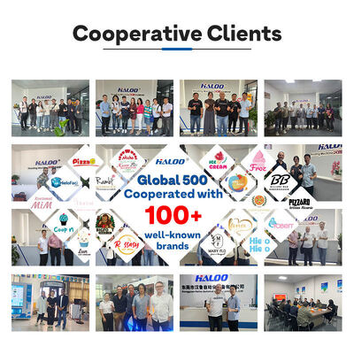 Mesin penjual otomatis bunga Haloo dengan pelat logam kental untuk daya tahan datang dengan fungsi SDK dan sistem pendingin