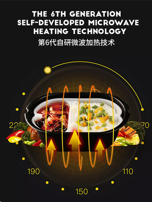 Mesin Penjual Otomatis Hamburger Swalayan Dengan Oven gelombang mikro 3000W