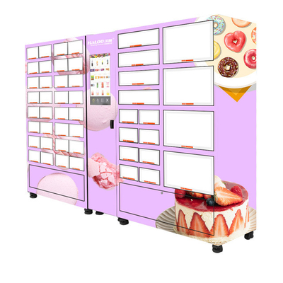 Microwave Pemanasan Mesin Penjual Makanan Pendingin Bahan Lembaran Logam 4000W