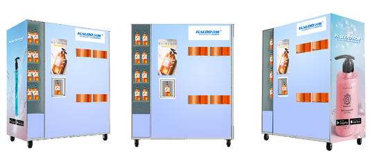 Mesin Penjual Otomatis Refill Deterjen Air Cair Berbiaya Rendah