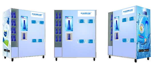 Mesin Penjual Otomatis Refill Deterjen Air Cair Berbiaya Rendah