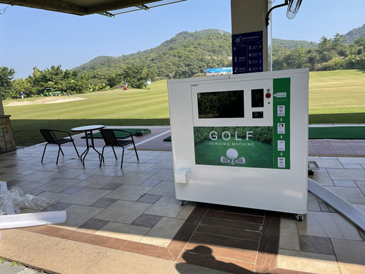 Self Service Peralatan Lapangan Golf Otomatis Dispenser Bola Golf