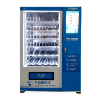 OEM ODM Pharmaceutical Vending Machine Untuk Jaringan Wifi 4G Obat
