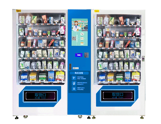 OEM ODM Pharmaceutical Vending Machine Untuk Jaringan Wifi 4G Obat