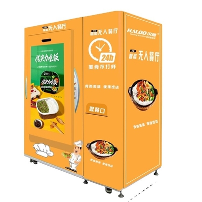 Mesin Penjual Otomatis Makanan Beku Dengan gelombang mikro Untuk Kotak Bento