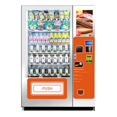 Mesin Penjual Snack Dan Soda Combo Layar Sentuh Dengan Lift