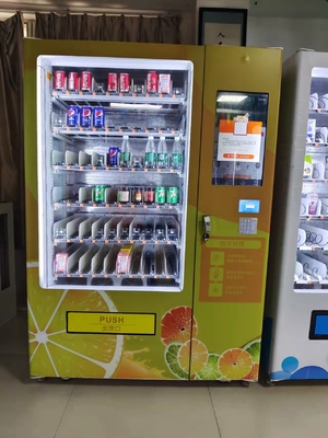 Minuman Pendingin Dan Makanan Ringan Mesin Penjual Otomatis Cerdas, Mesin Penjual Otomatis Belt Conveyor