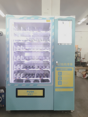 Minuman Pendingin Dan Makanan Ringan Mesin Penjual Otomatis Cerdas, Mesin Penjual Otomatis Belt Conveyor