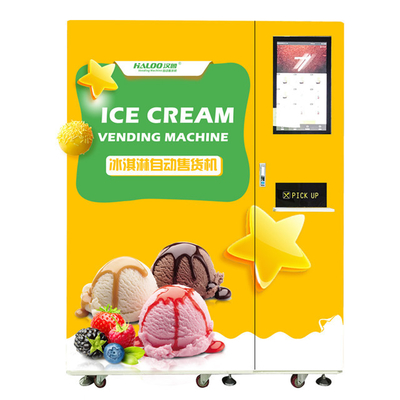 Mesin Penjual Es Krim Es Lolly Mesin Penjual Otomatis Tabung Es Krim Beku