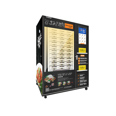 Wifi Hot Meals Mesin Penjual Makanan Pendingin 4000W Dengan Microwave