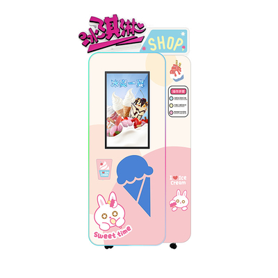 Wifi Lolly Ice Cream Tube Vending Machine Standar Internasional MDB