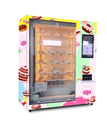 Smart Digital Cup Cake Vending Machine Kulkas Mesin Penjual Cupcake Dengan Lift