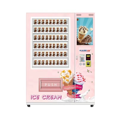 21.5 Layar Sentuh Beku Memperlakukan Mesin Penjual Es Krim Mesin Penjual Es Krim Freezer